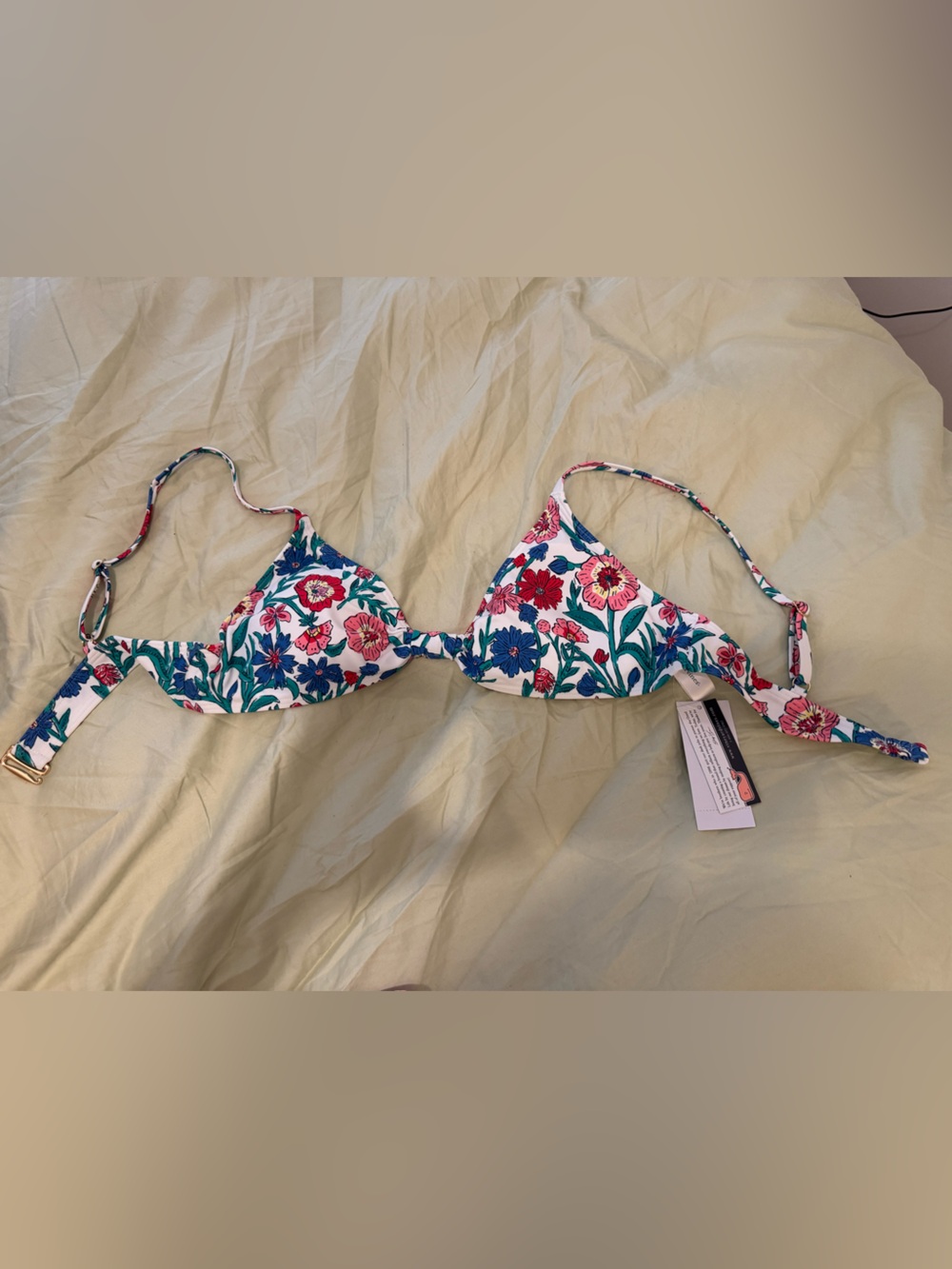 Vineyard Vines Floral Bathing Suit Top